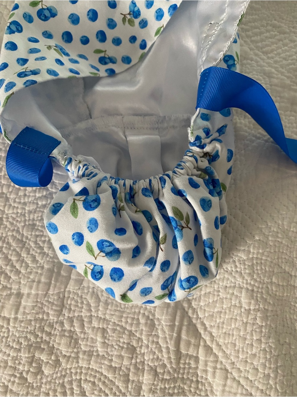 Sunshine Caps Co Euro Surgical Style Scrub Cap Blueberry Print - Picture 6 of 7